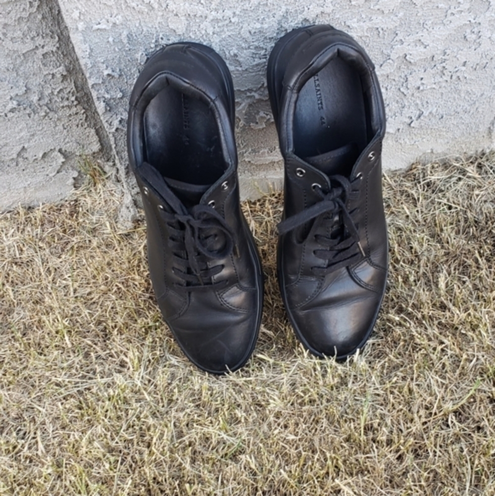 AllSaints Men's Black Low Top Sneaker - Picture 12 of 12